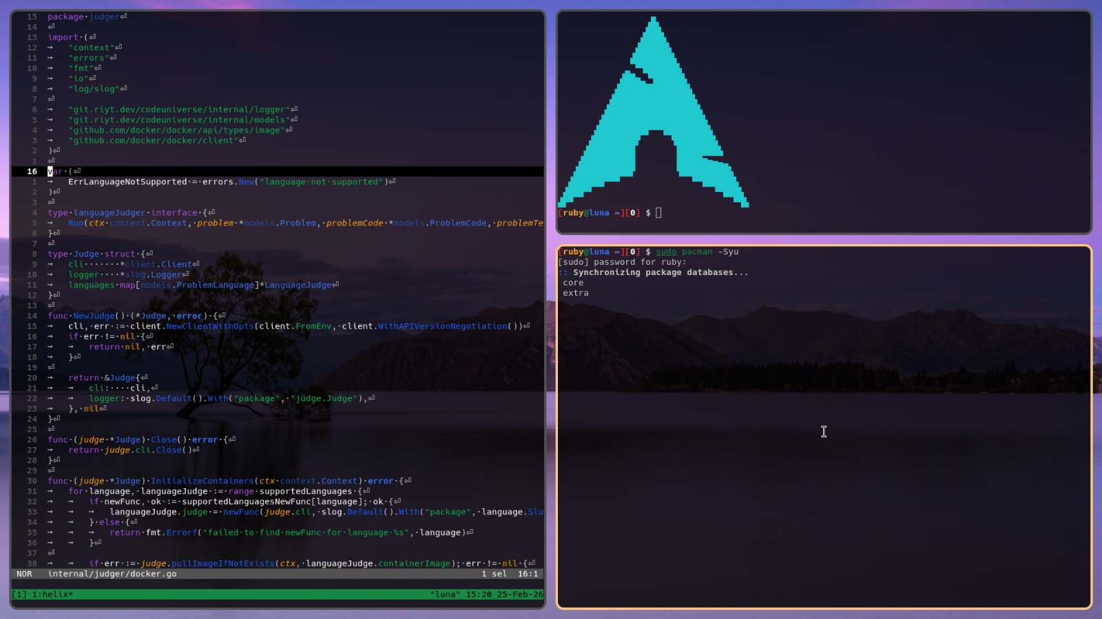 Linux desktop screenshot